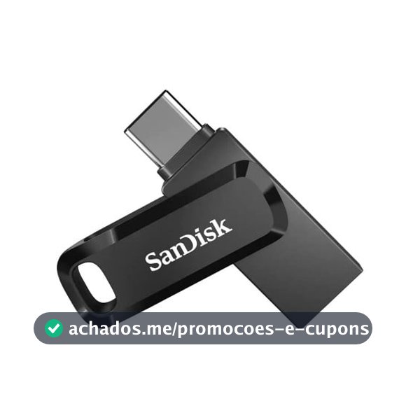 Pendrive SanDisk Dual Drive Go, 64GB, USB-C, SDDDC3-064G-G46