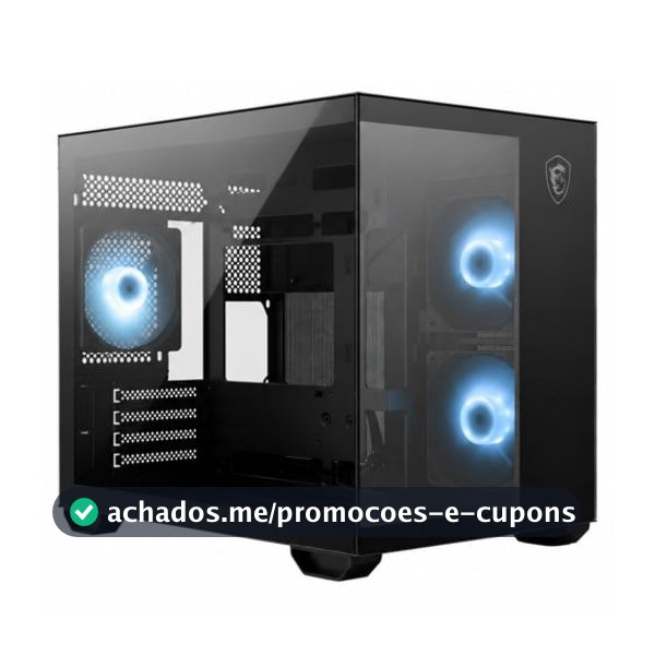 Gabinete Gamer MSI PRO PANO M120R Vidro Temperado